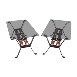 lot de deux tables basses
