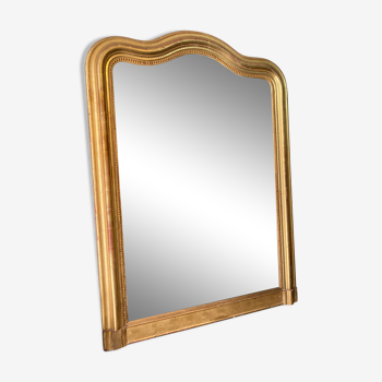 Miroir Louis-Philippe au cadre mouvementé 102x141cm