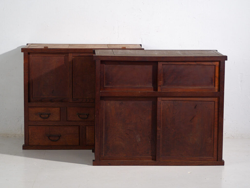 Antique Japanese Mizuya tansu cabinet – Taishō / Shōwa Period (c.1912-1945) #38