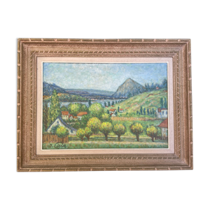 Tableau peinture paysage Isaac