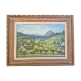 Tableau peinture paysage Isaac Liste XXe