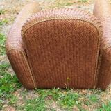 Rattan armchair