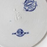 3 assiettes plates en terre de fer Mintons modèle "Greenore"