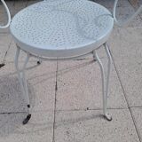 2 fauteuils en fer forgé