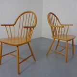 Set of oak armchairs by Erik Ole Jørgensen for Tarm Stole Møbelfabrik.