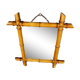 Miroir bambou vintage
