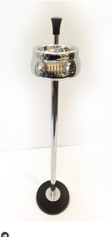 Cendrier haut vintage années 50
