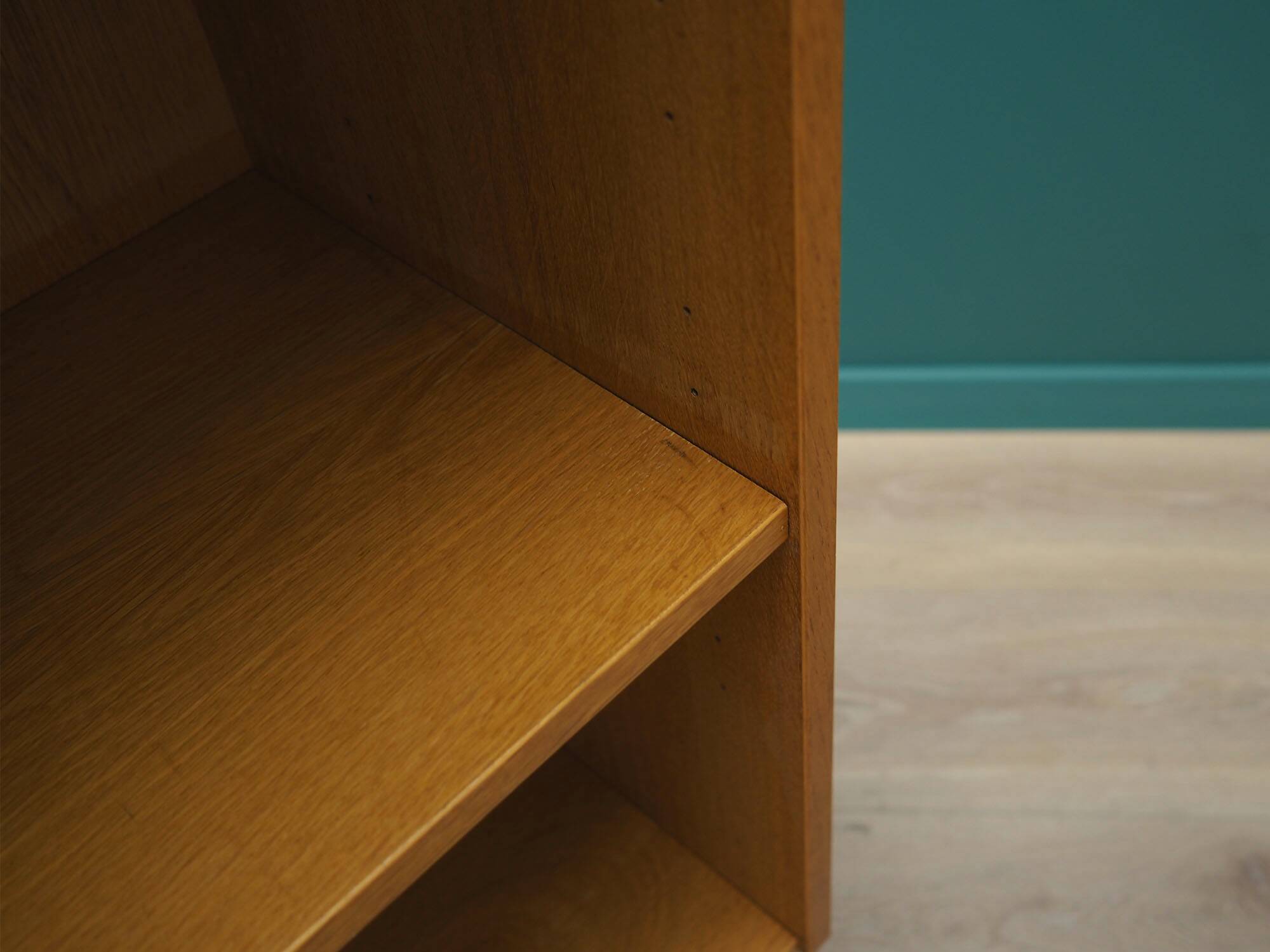 Ash bookcase, Danish design, 1970s, manufactured by Domino Møbel