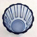 Blue Art Deco vase