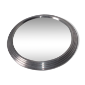 Plateau miroir rond vintage