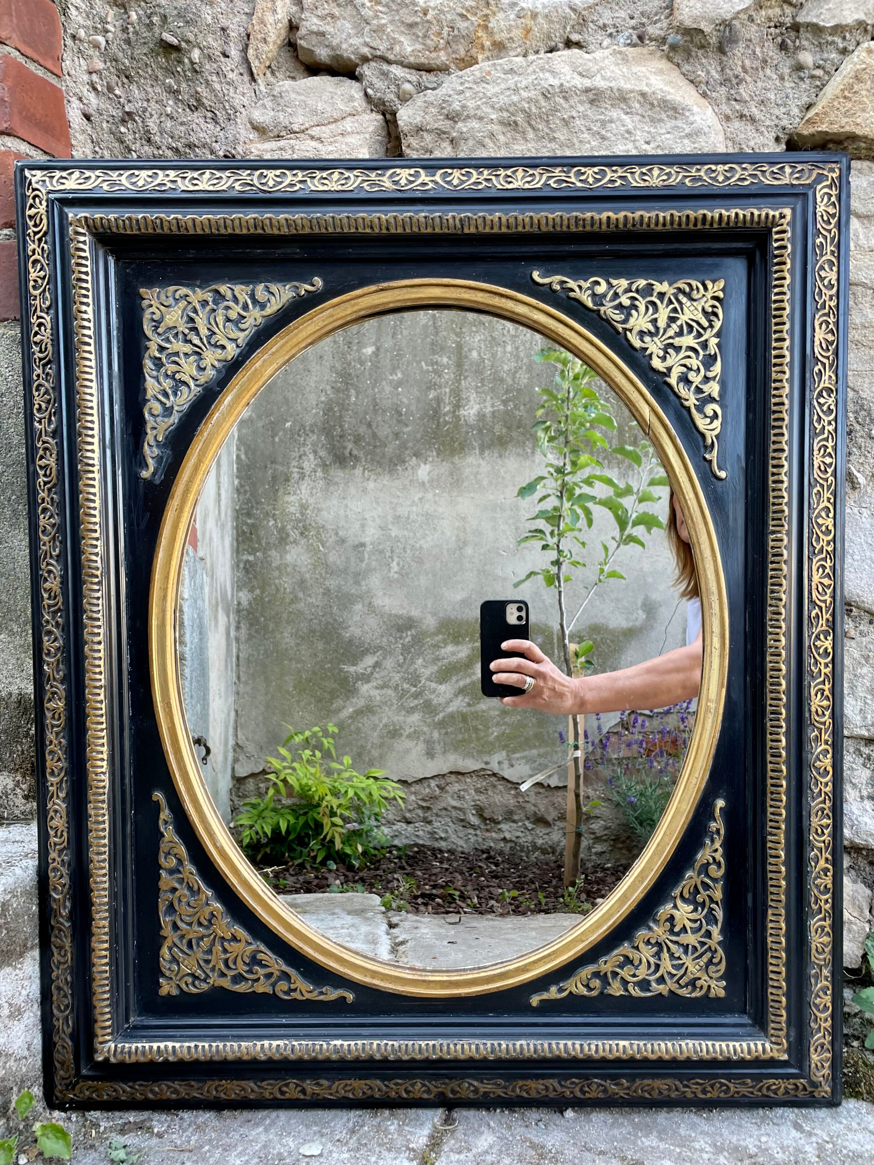 Mirror frame Napoleon III