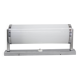 1930s Bauhaus tubular wall light, chrome & glass, Czechoslovakia