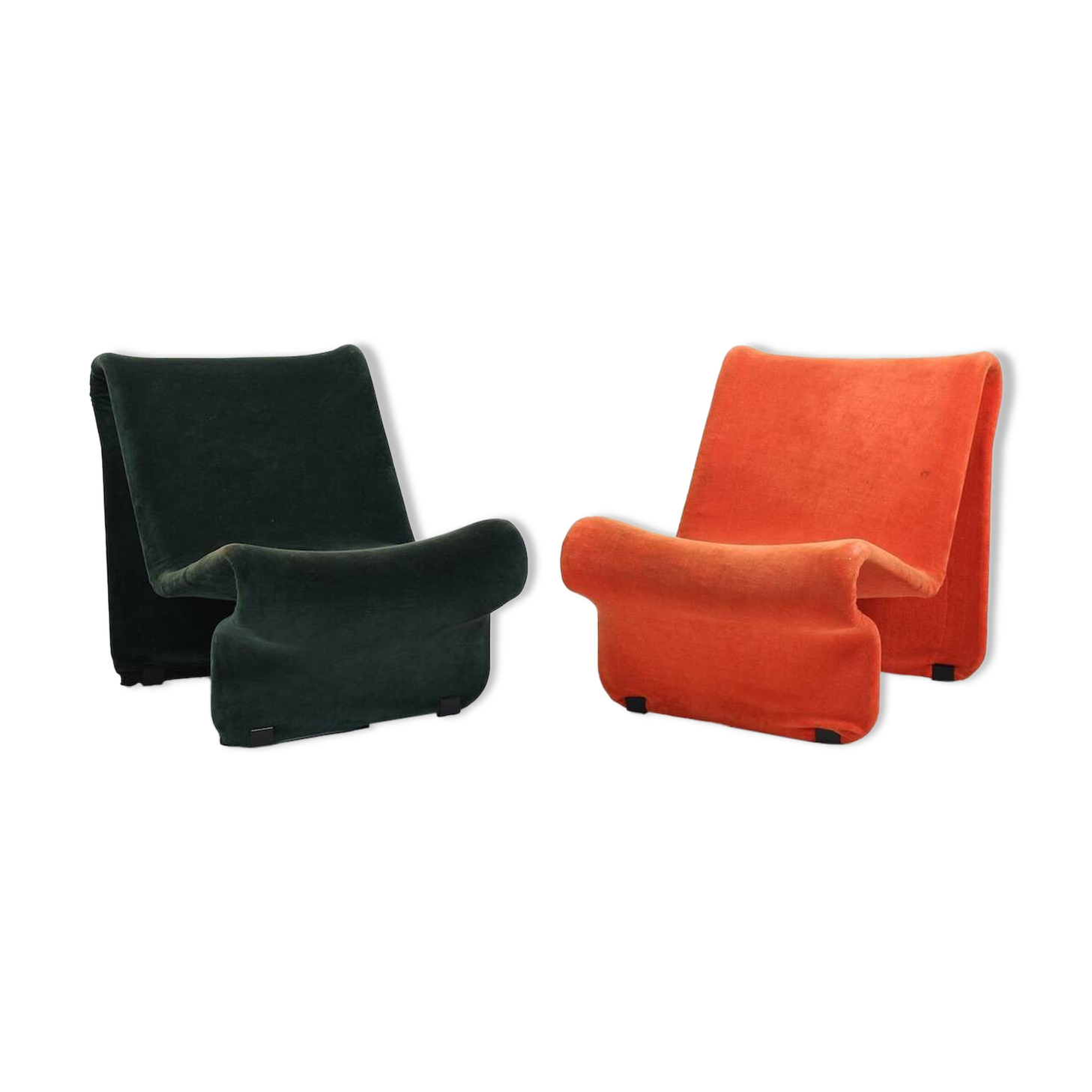 Pair of Easychairs by Jan Dranger and Johan Huldt 1970s