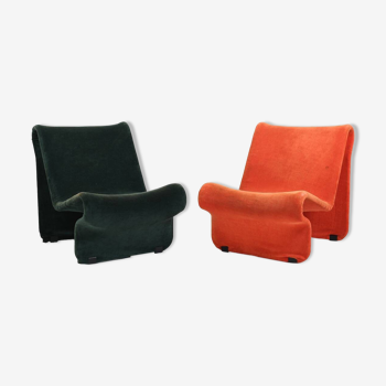 Pair of Easychairs by Jan Dranger and Johan Huldt 1970s