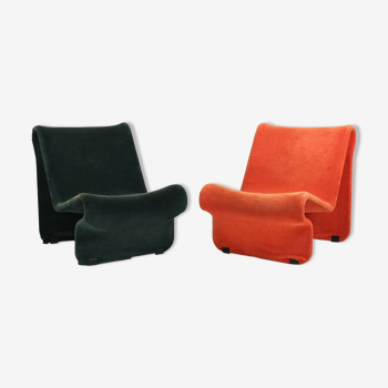Paire de fauteuils de Jan Dranger et Johan Huldt 1970