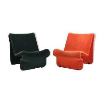 Pair of Easychairs by Jan Dranger and Johan Huldt 1970s