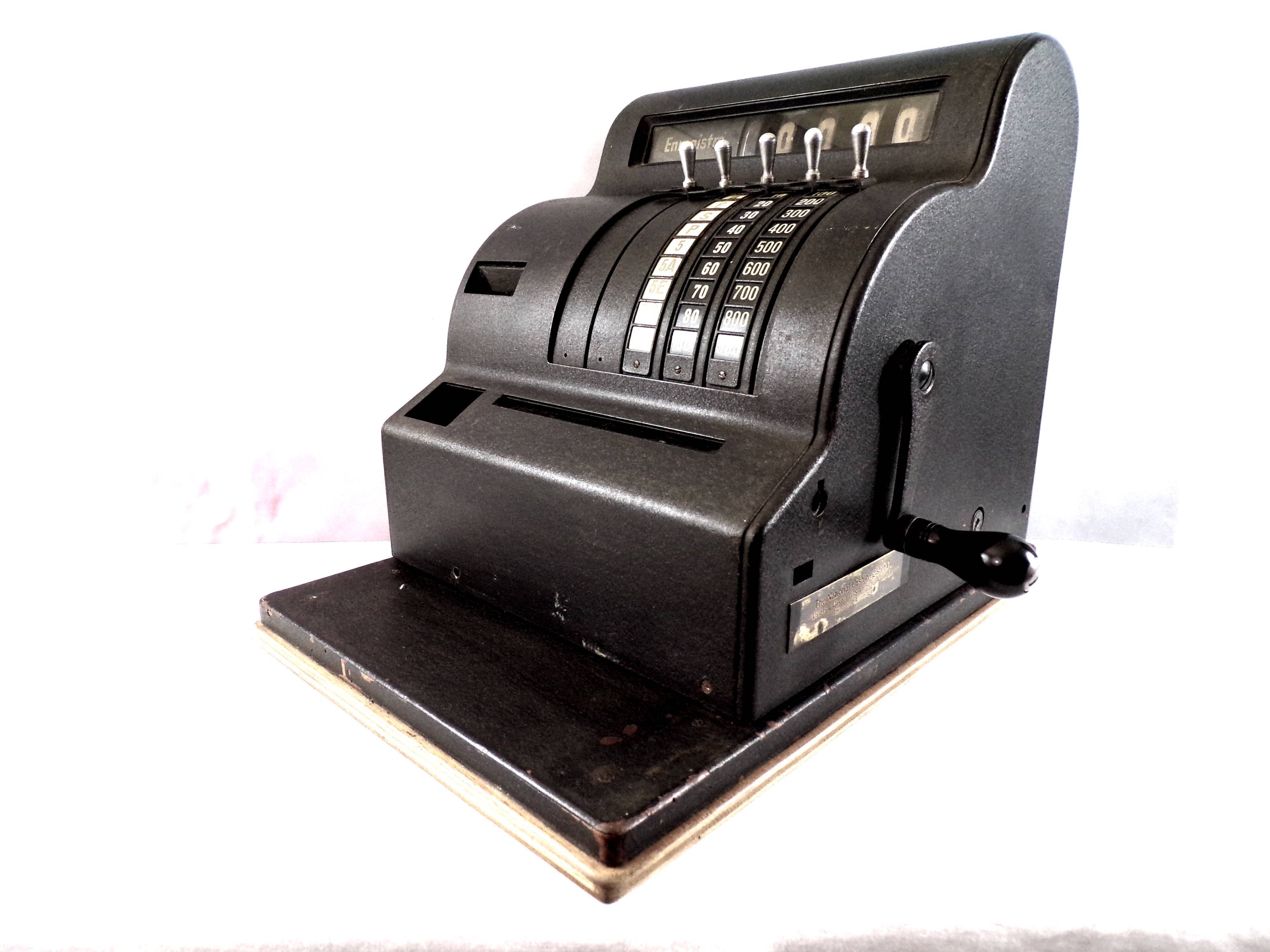 Former cash register "The National"