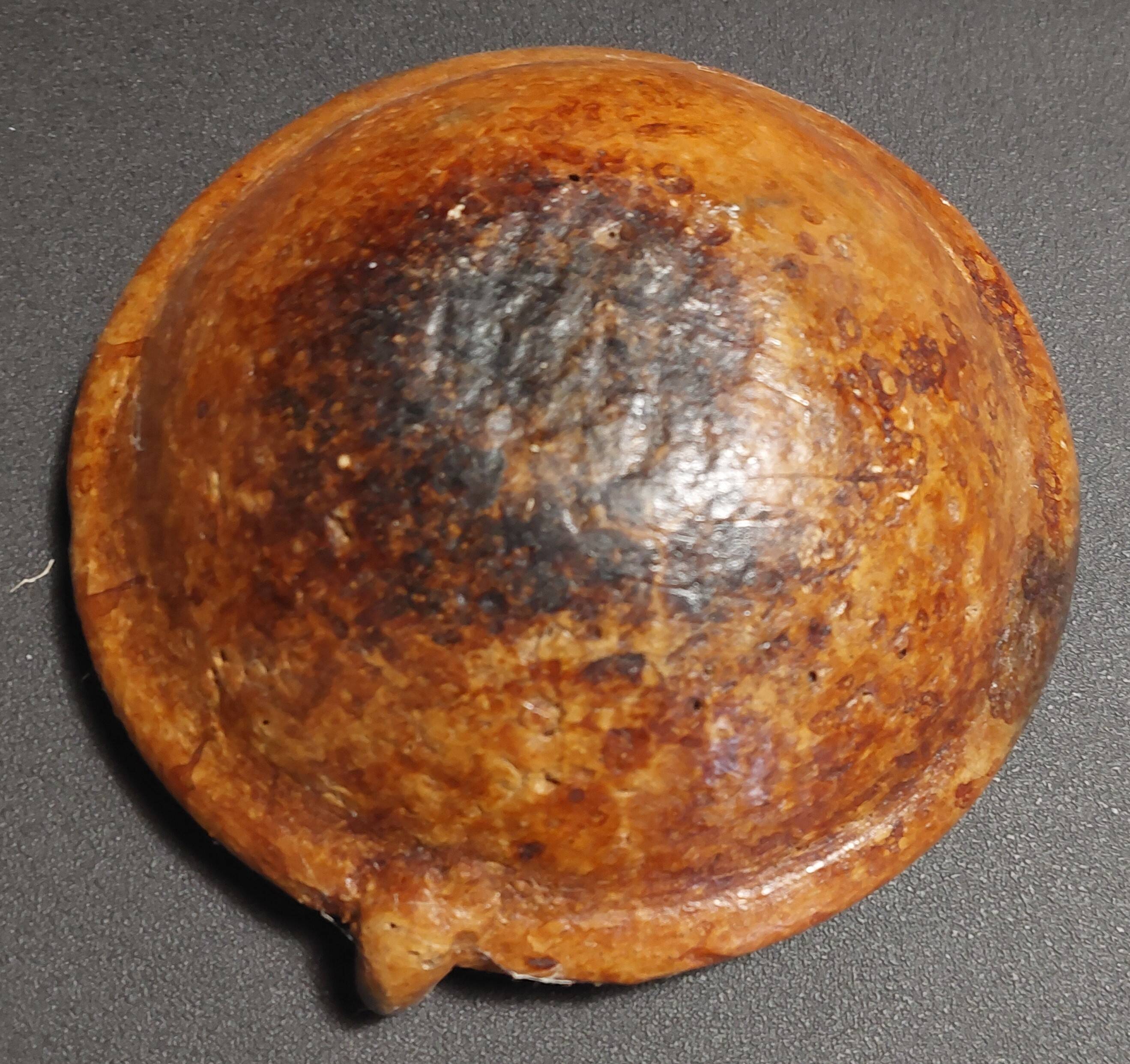 Handheld terracotta candlestick Africa mid-20th century