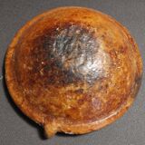 Handheld terracotta candlestick Africa mid-20th century