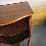 Curved sideboard from the late 19th century in walnut