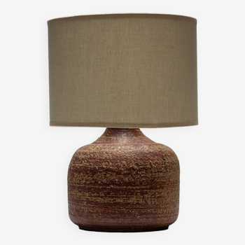 Jacques Pouchain Terracotta table lamp 1960