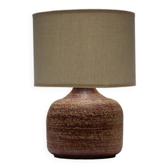 Jacques Pouchain Terracotta table lamp 1960