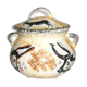 Tripod bonbonnière with "lascaux" decorations 1950-1960
