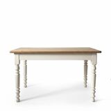 Antique walnut table for 4 people.