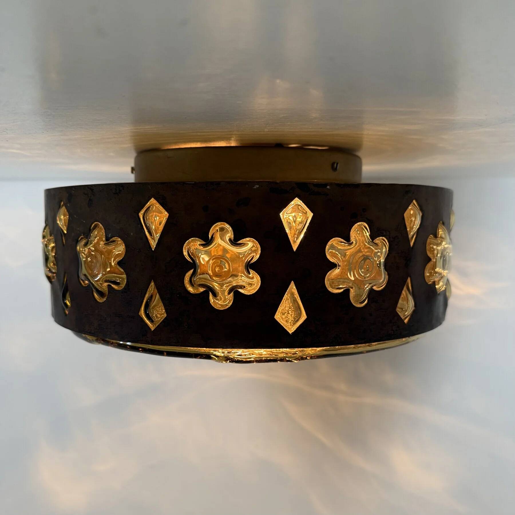 Mid-century design Nanny Still for Peil & Putzler flush mount, 1970s