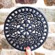 Dessous plat en fonte noir