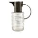 Sergio Asti silverplated and glass jug  Arnolfo di Cambio 1968