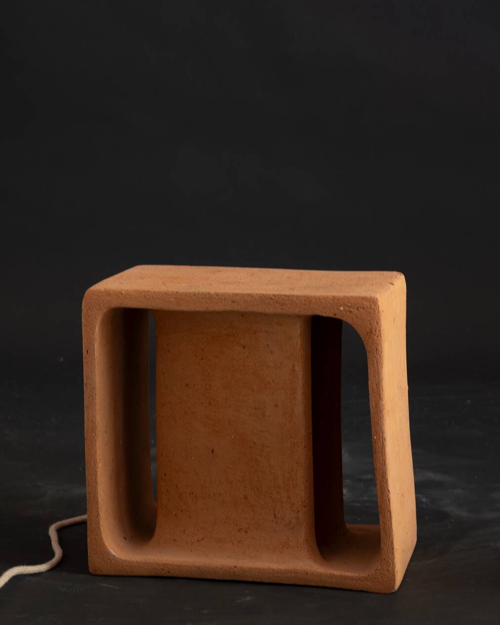 Sculptural lamp "block"