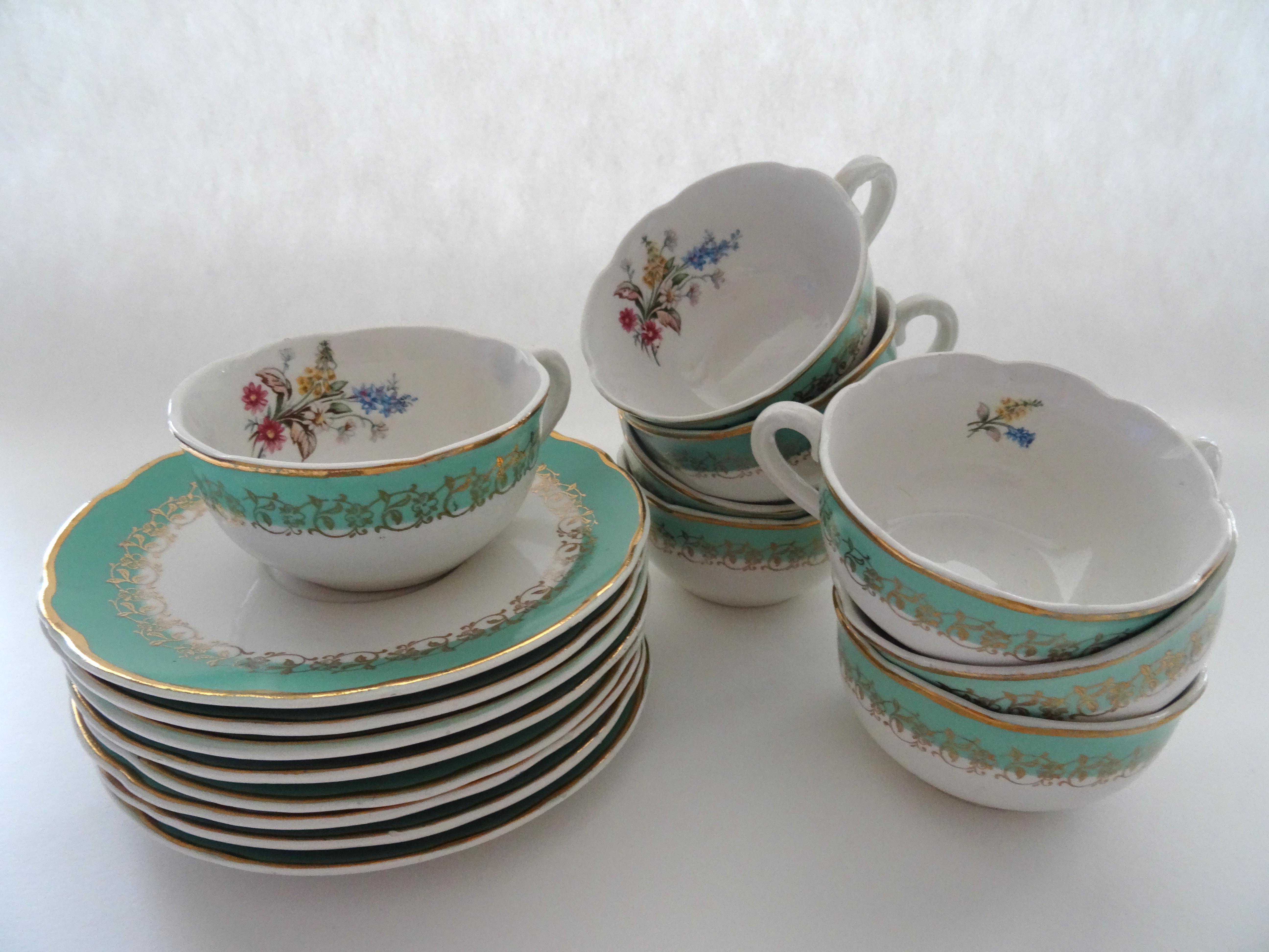 Tasses à café Sarreguemines Digoin