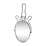 Oval mirror with cat ears