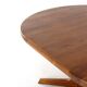 Table à manger ovale extensible Gudme 'Jysted' - design danois en teck vintage