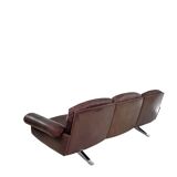 Vintage De Sede DS-31 three-seater sofa – brown leather design classic