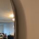 Round stainless steel mirror from the 60s