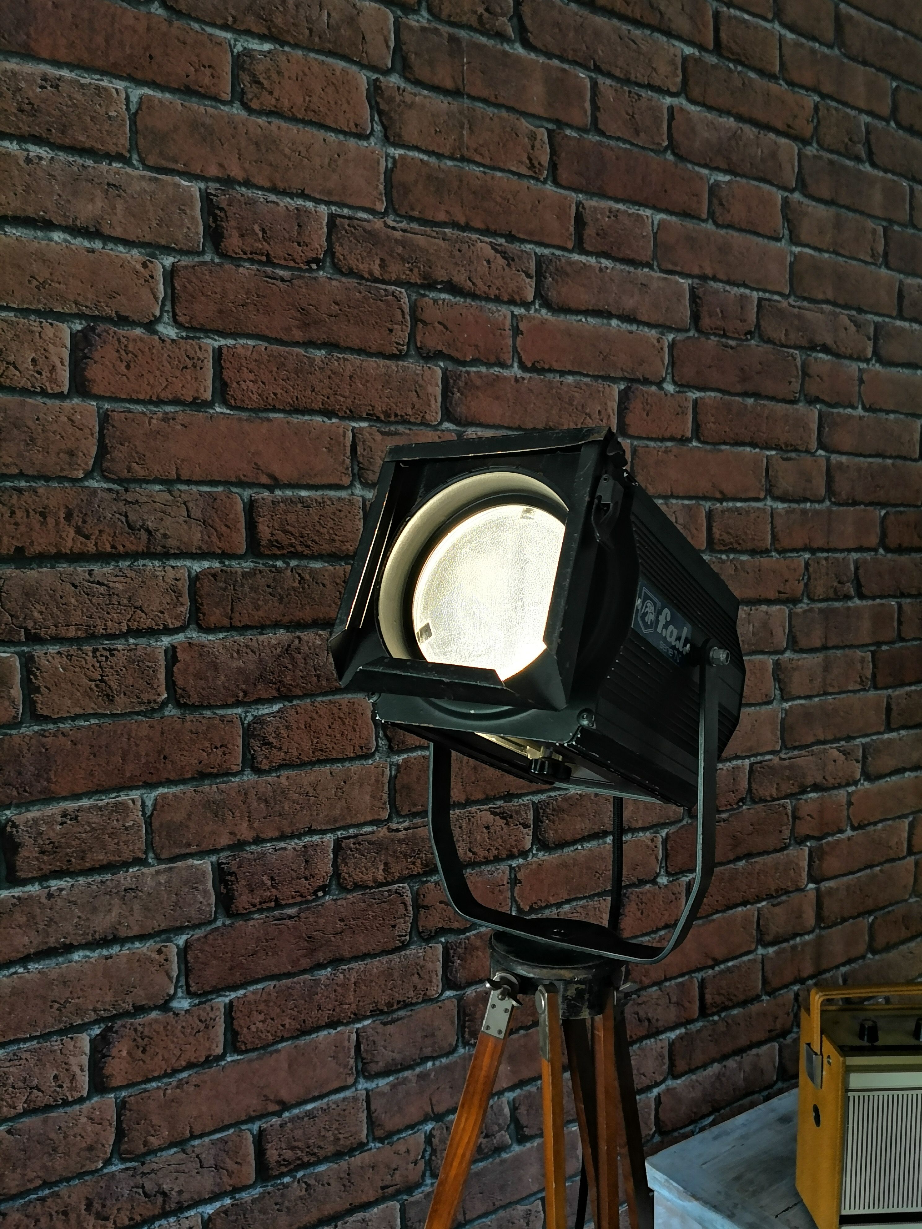 Wooden stage theatre projector