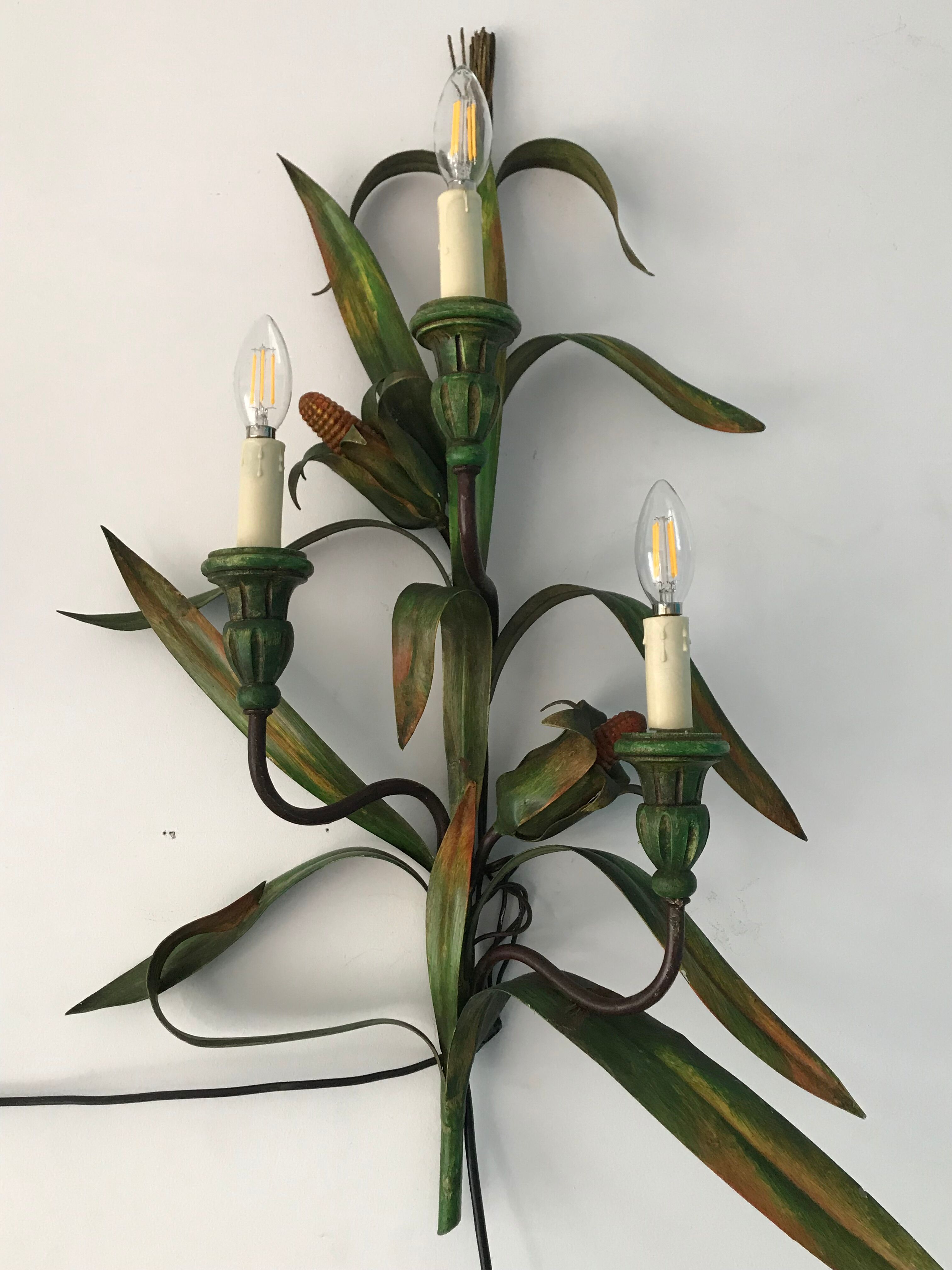 Pair of large wall light 3 lights