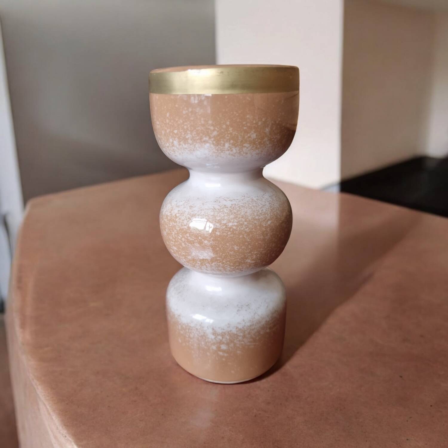 Ceramic vase or candle holder