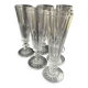 6 Baccarat/Saint Louis champagne flutes - Mid 19th century