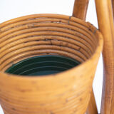 Rattan and bamboo plant holder