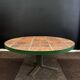 Table basse Jean Jaffeux – Céramique émaillée et piétement métal