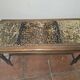 Antique walnut piano bench