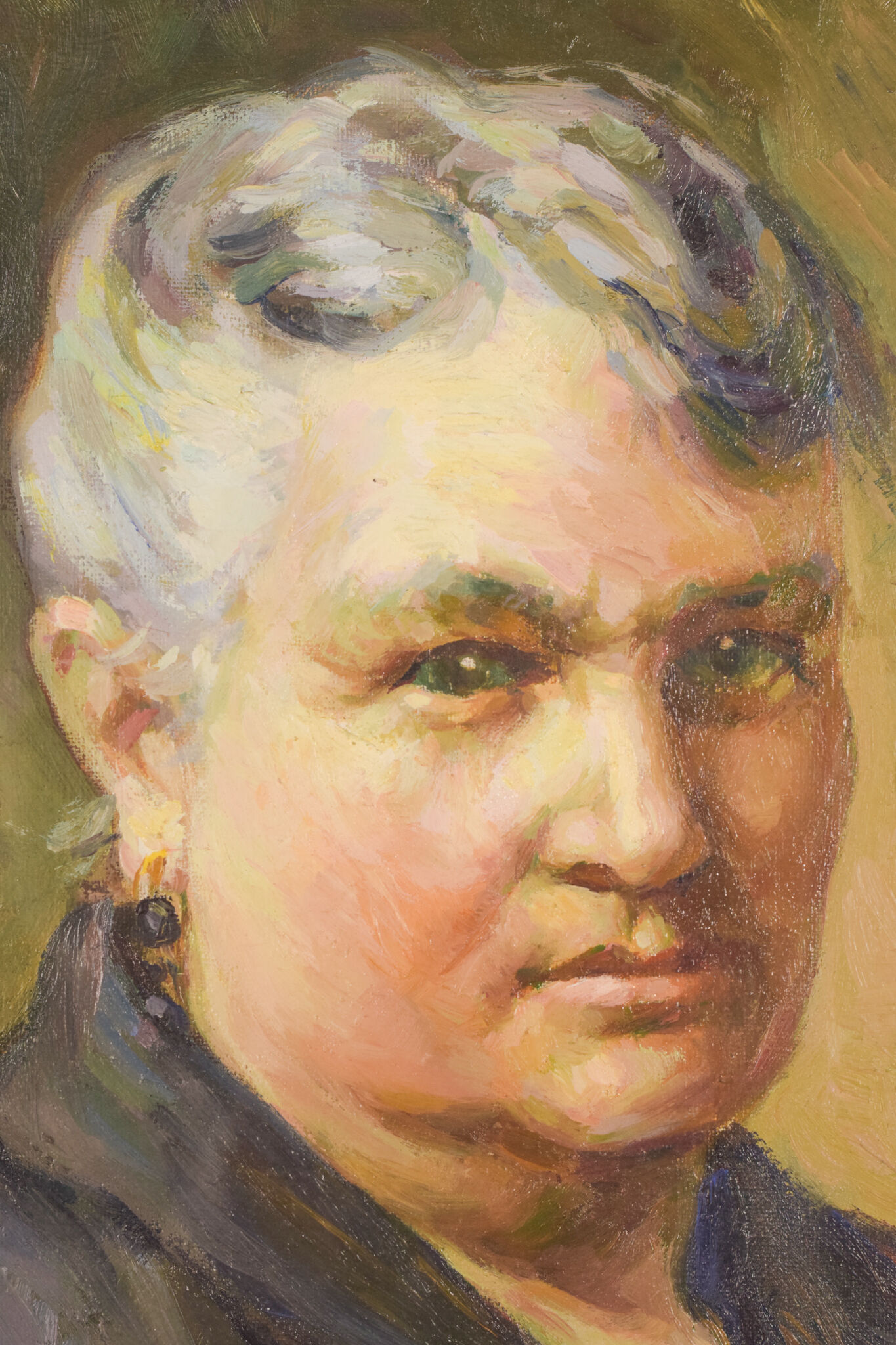 Portrait of a lady - oil on canvas