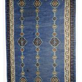 Handmade antique Indian Dhurri kilim 5.7' x 8.8' (174cm x 268cm) 1930s - 1B533