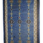 Handmade antique Indian Dhurri kilim 5.7' x 8.8' (174cm x 268cm) 1930s - 1B533