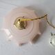 Pink opaline pendant light