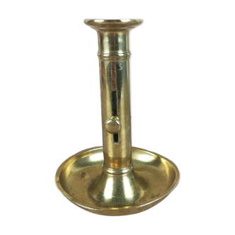 Brass pusher candle holder