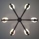 Lustre 6 branches et tulipes années 50